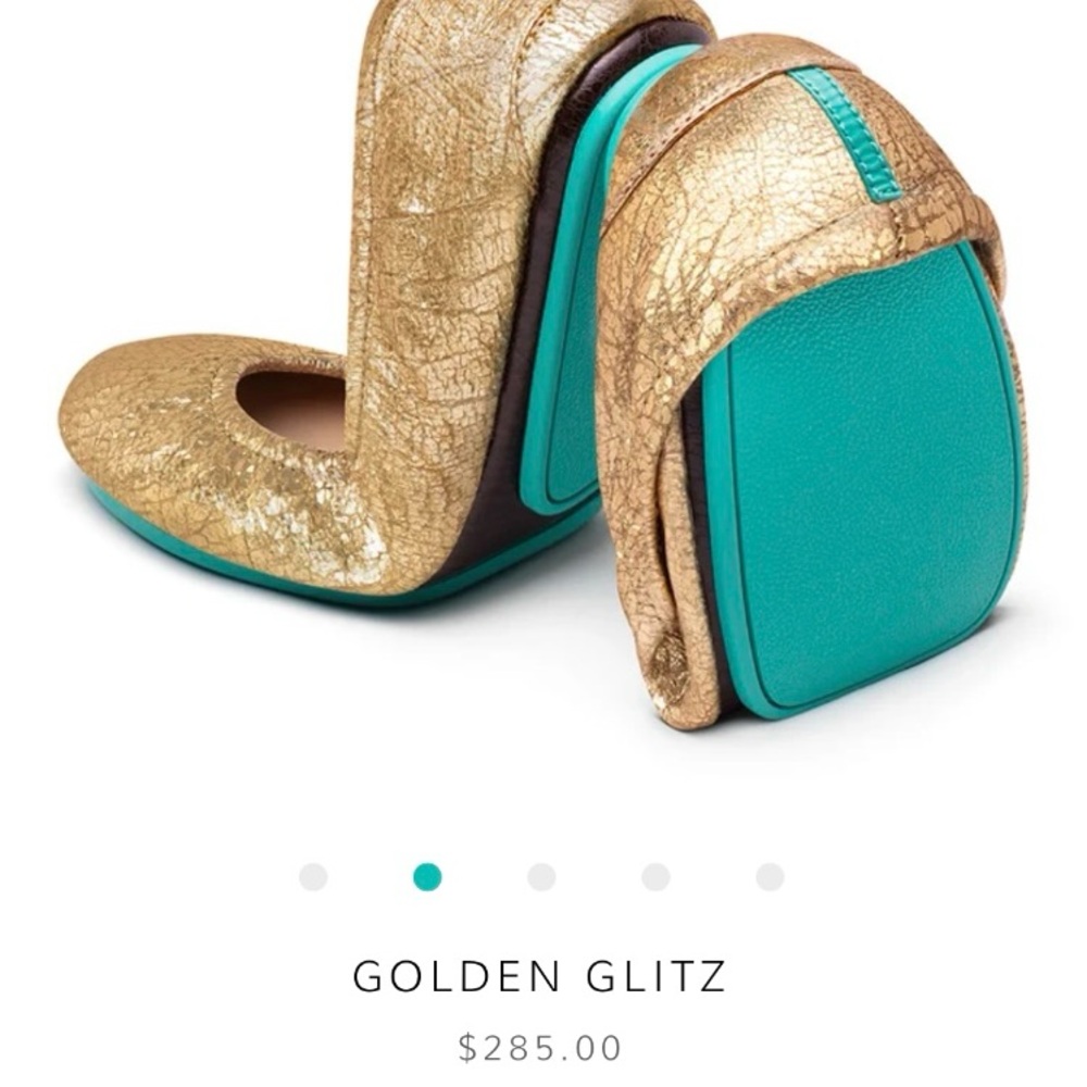 Tieks by Gavrieli in Golden Glitz - Size 6